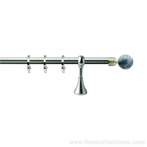 Marble Single and Double Curtain rod